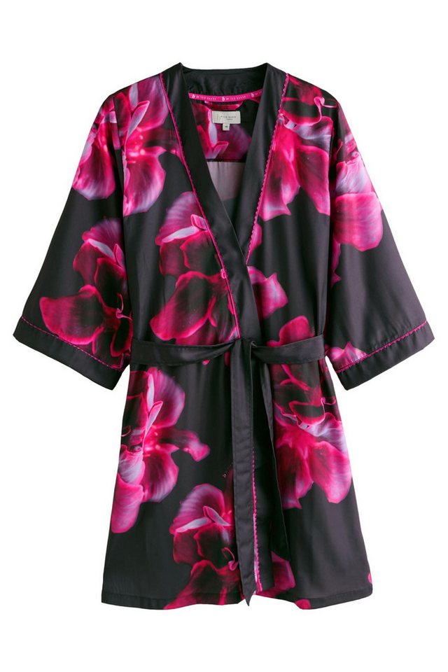 B by Ted Baker Damenbademantel B By Ted Baker geblümter Satin-Morgenmantel, Polyester von B by Ted Baker