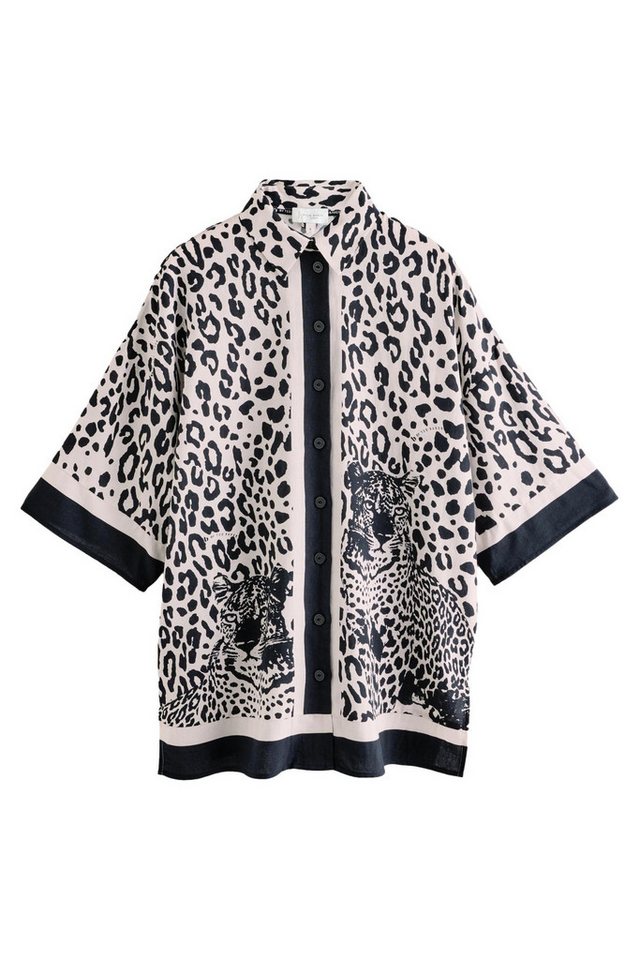 B by Ted Baker Strandshirt B by Ted Baker Strandhemd aus Viskose, Leomuster (1-tlg) von B by Ted Baker