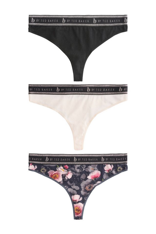 B by Ted Baker String B by Ted Baker Slips, Tanga, 3er-Pack (3-St) von B by Ted Baker