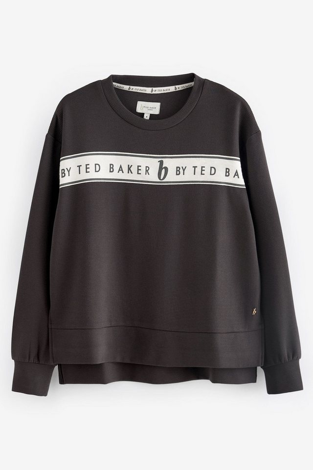 B by Ted Baker Sweatshirt B By Ted Baker geripptes Lounge-Oberteil (1-tlg) von B by Ted Baker