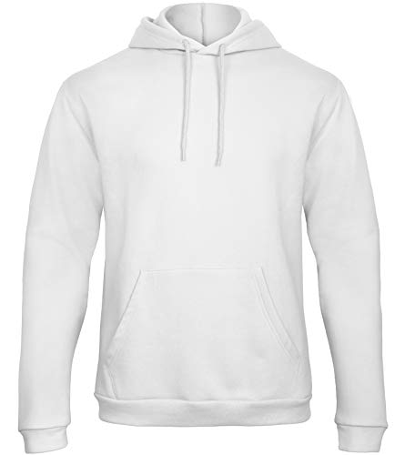 B&C Collection ID.203 50/50 Sweatshirt-Herren Hoodie Pullover - Weiß (M) von B&C Collection