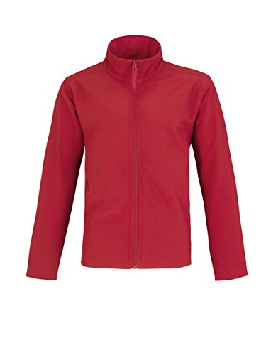 B&C Softshelljacke ID 701 Gr. M, Rot/warmes graues Futter. von B&C Collecton