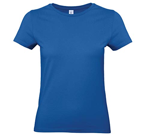 B&C Collection Frauen Kurzarm T-Shirt Tragen Sie Casual Cotton Top - Königsblau (3XL) von B&C