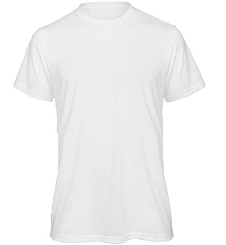B&C Collection Herren Sublimation T-Shirt-bedruckbar anpassen T-Shirt - Weiß (M) von B&C