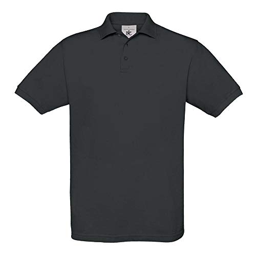 B&C Collection PU409 Mens Short Sleeve Safran Polo Shirt - Dark Grey - 2X-Large von B&C