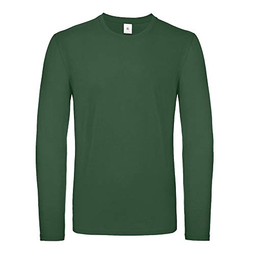 B&C - #E150 Long Sleeve/Bottle Green, XL von B&C