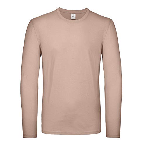 B&C - #E150 Long Sleeve/Millenial Pink, L von B&C