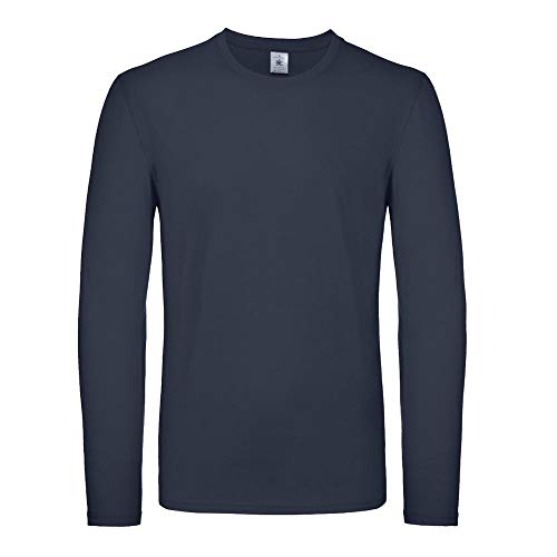 B&C - #E150 Long Sleeve/Navy, 4XL von B&C