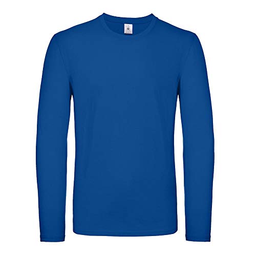 B&C - #E150 Long Sleeve/Royal, XXL von B&C