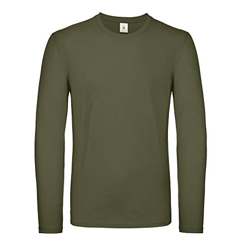 B&C - #E150 Long Sleeve/Urban Khaki, L von B&C