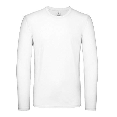 B&C - #E150 Long Sleeve/White, M von B&C