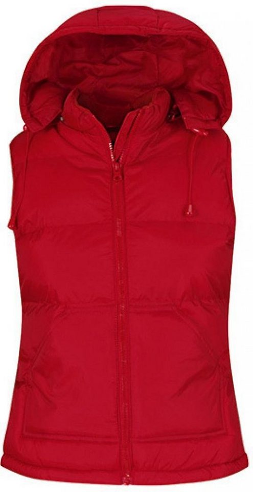 B&C Funktionsweste Damen Bodywarmer Zen+ / Gefütterte Kapuze in Daunenoptik von B&C