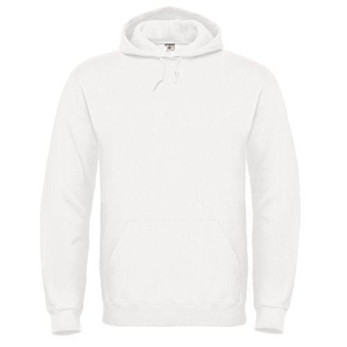 B&C Herren Hoodie ID.003 80/20 Weiß White XXL von B&C