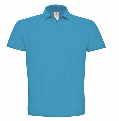 B&C Herren Id.001 Polo Shirt PUI10 Atoll 3XL von B&C