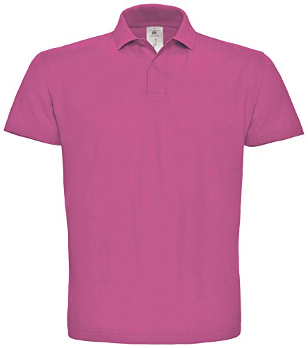 B&C Herren Polo Id.001 Shirt PUI10 Fuchsia XL von B&C