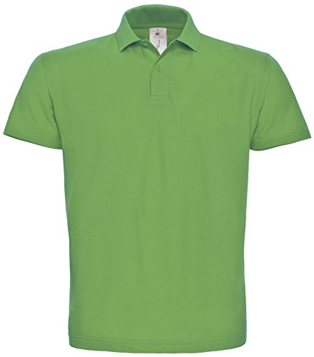 B&C Herren Polo Id.001 Shirt PUI10 Real Green M von B&C