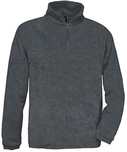 B&C Highlander Unisex Fleecepullover bis 3XL L,Charcoal von BC