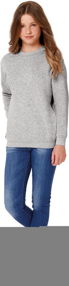 B&C Sweatshirt Kinder-Sweatshirt mit Rundhalsausschnitt von B&C