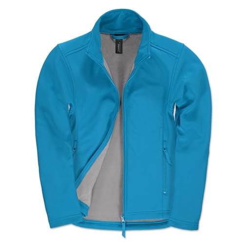 B&C - ID.701 Softshelljacke für Damen (L) (Atoll Blau) von B&C