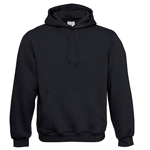 B&C - Kapuzen-Sweatshirt 'Hooded Sweat' / Black, L von B&C