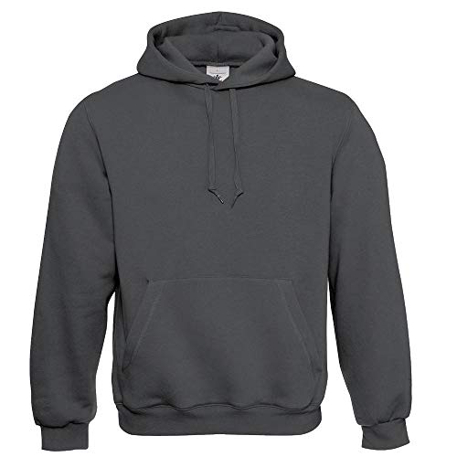 B&C - Kapuzen-Sweatshirt 'Hooded Sweat' / Steel Grey, L von B&C