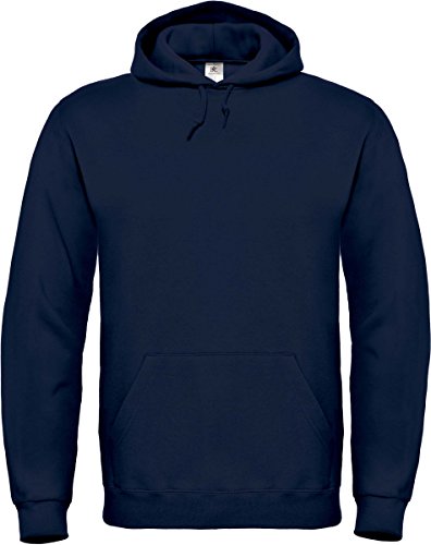 B&C - Kapuzen-Sweatshirt 'ID.003', Navy Blue, XS von B&C