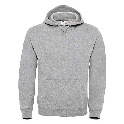 B&C - Kapuzen-Sweatshirt 'ID.003' XS,Heather Grey von B&C