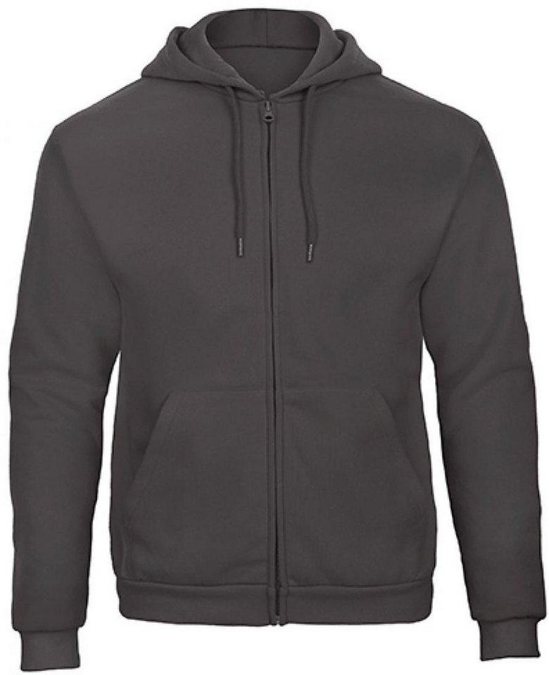 B&C Kapuzensweatjacke Herren Sweat-Jacket / Flauschiges Innenfutter von B&C