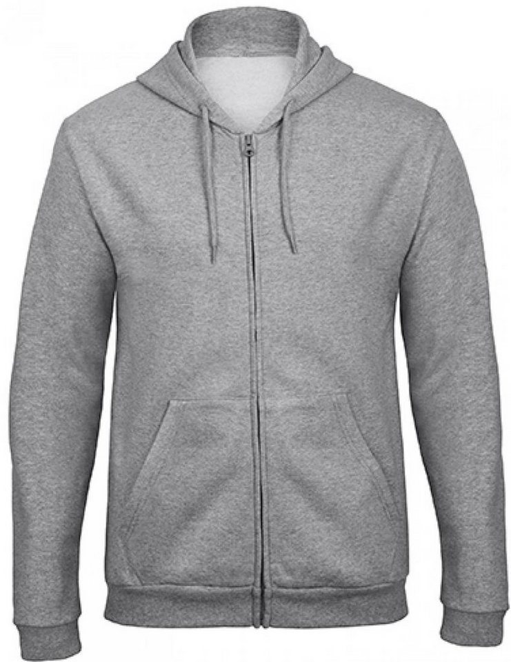 B&C Kapuzensweatjacke Herren Sweat-Jacket / Flauschiges Innenfutter von B&C