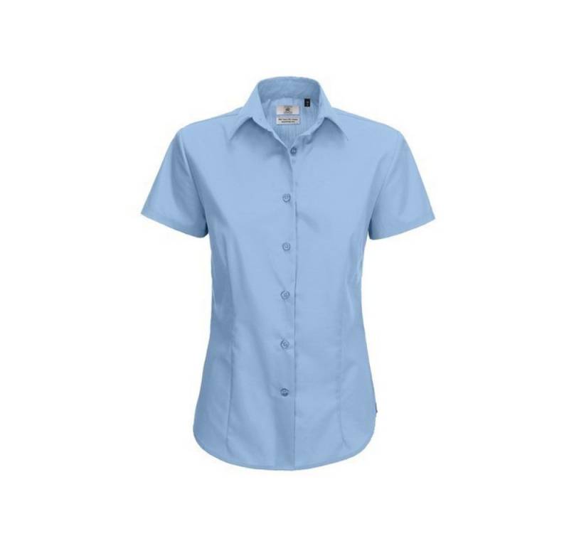 B&C Kurzarmhemd Damen Hemd Kurzarm Businesshemd Bluse Shirt von B&C
