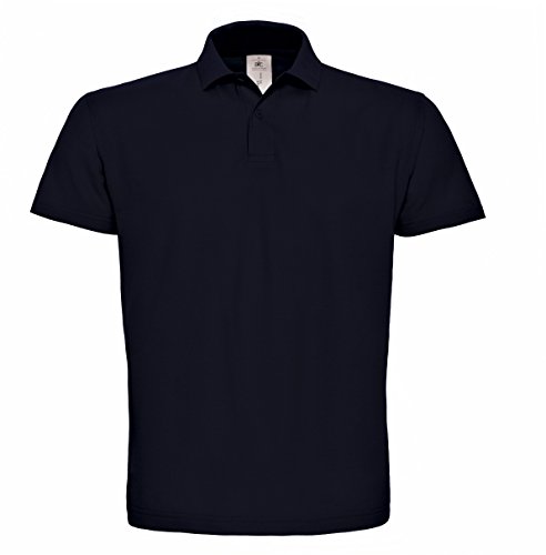 B&C Piqué Herren Polo Shirt - PUI10, Größe:XL, Farbe:Navy von B&C