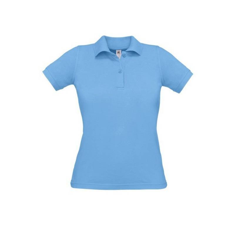 B&C Poloshirt Damen Slim Fit Basic Polohemd Sommer Shirt von B&C