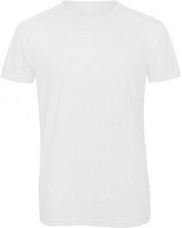 B&C Rundhalsshirt Herren Triblend T-Shirt /langlebig, flexibel und faltenfrei von B&C