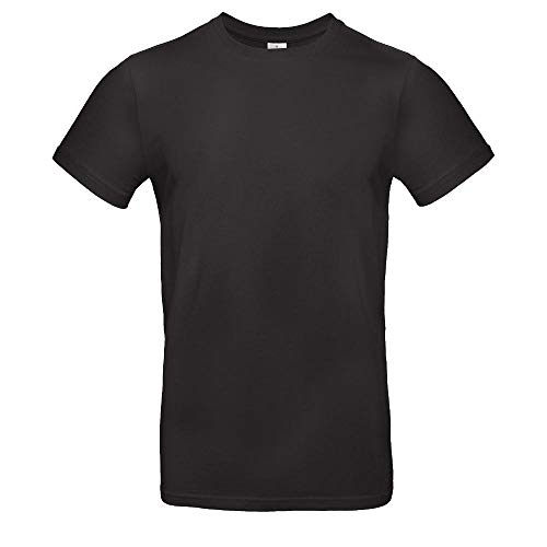 B&C - Single Jersey Herren T-Shirt #E190 / Black, 3XL von B&C