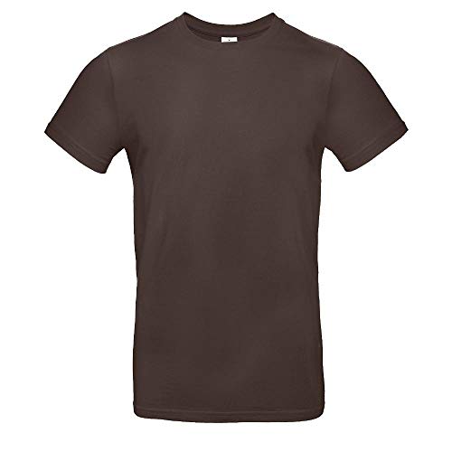 B&C - Single Jersey Herren T-Shirt #E190 / Brown, L von B&C