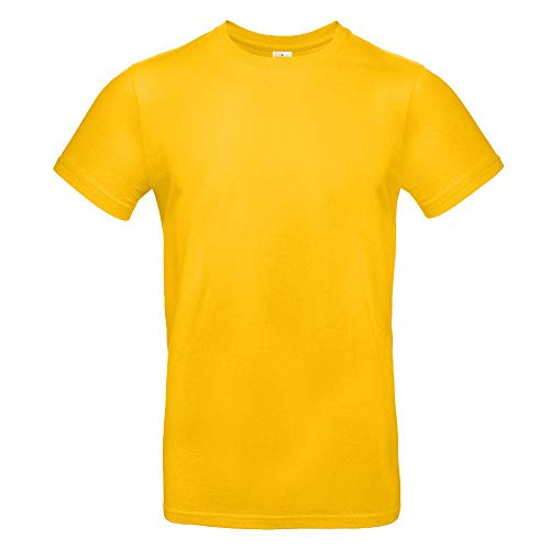 B&C - Single Jersey Herren T-Shirt #E190 / Gold, L von B&C