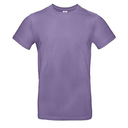 B&C - Single Jersey Herren T-Shirt #E190 / Millenial Lilac, XL von B&C