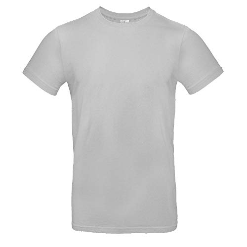 B&C - Single Jersey Herren T-Shirt #E190 / Pacific Grey, M von B&C