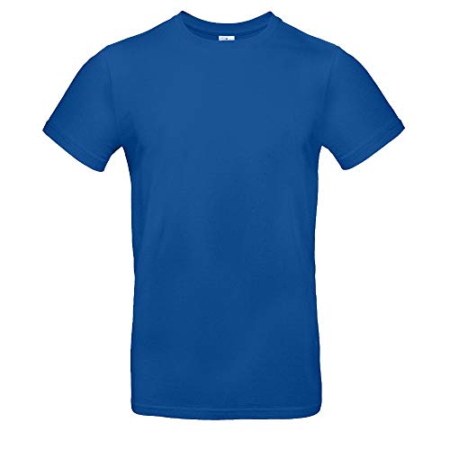 B&C - Single Jersey Herren T-Shirt #E190 / Royal, 4XL von B&C