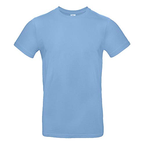 B&C - Single Jersey Herren T-Shirt #E190 / Sky Blue, M von B&C