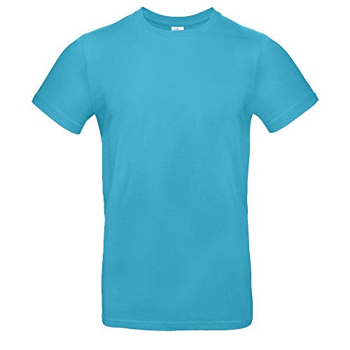 B&C - Single Jersey Herren T-Shirt #E190 / Swimming Pool, M von B&C