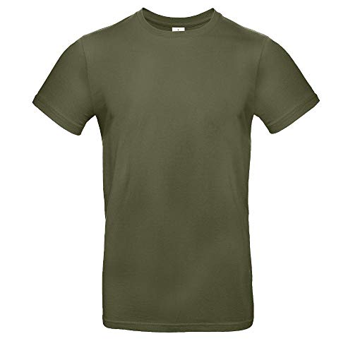 B&C - Single Jersey Herren T-Shirt #E190 / Urban Khaki, 3XL von B&C