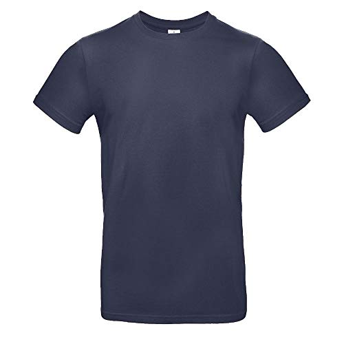 B&C - Single Jersey Herren T-Shirt #E190 / Urban Navy, 3XL von B&C