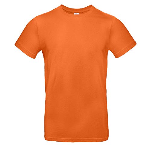 B&C - Single Jersey Herren T-Shirt #E190 / Urban Orange, XXL von B&C