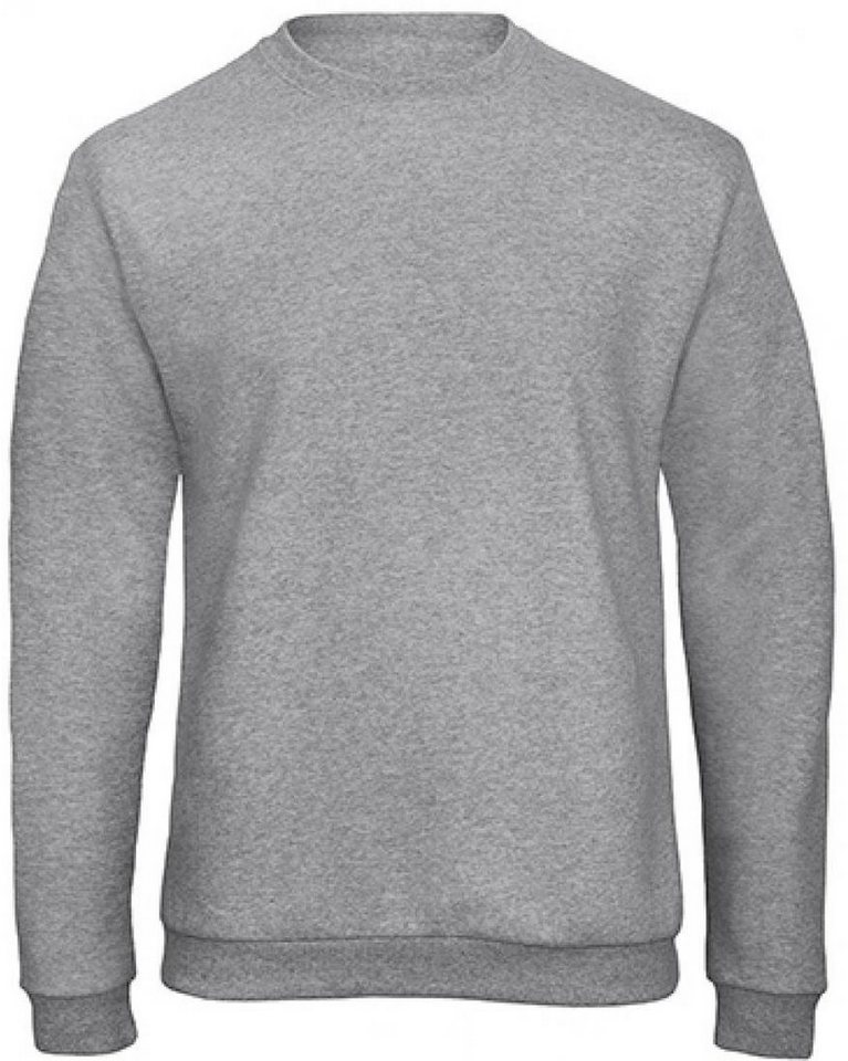 B&C Sweatshirt Herren Rundhals-Sweatshirt / Flauschiges Innenfutter von B&C