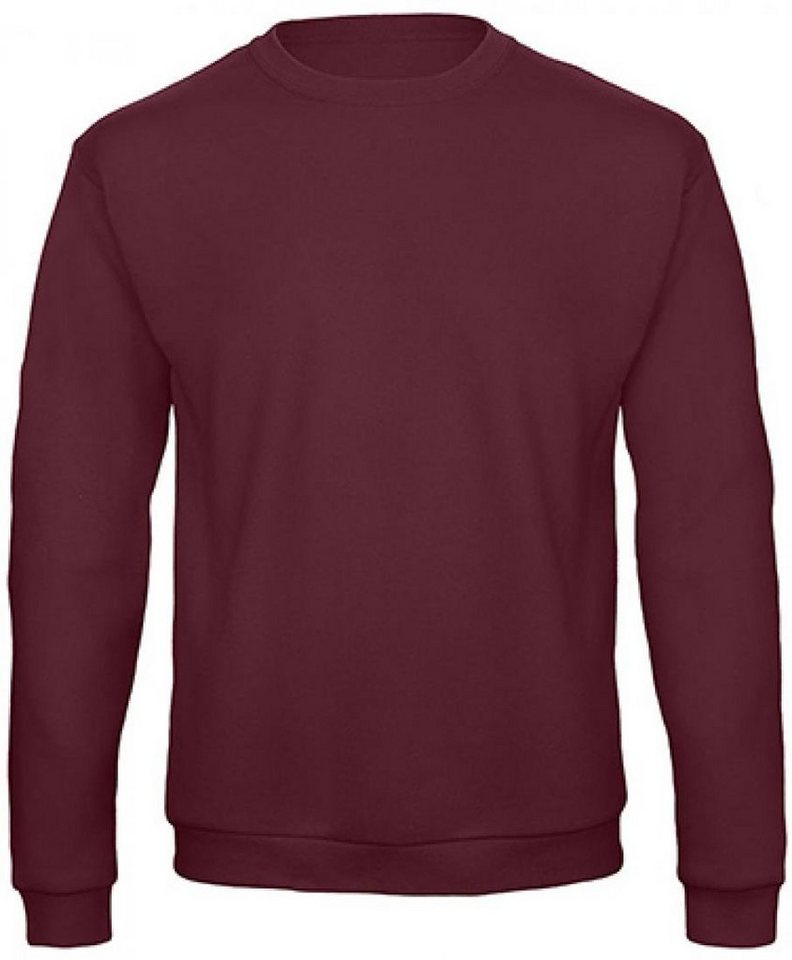 B&C Sweatshirt Herren Rundhals-Sweatshirt / Flauschiges Innenfutter von B&C