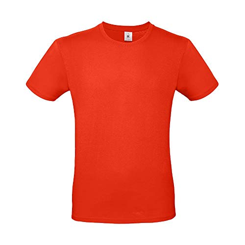 B&C - T-Shirt # E150 / Fire Red, XL von B&C