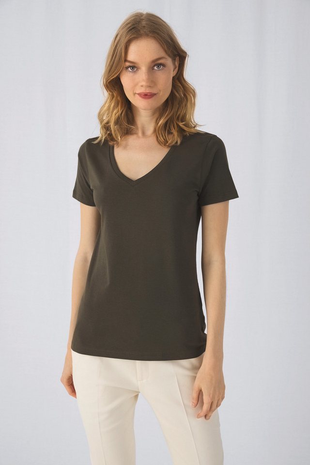 B&C T-Shirt Ladies Organic Inspire Cotton V-neck T-shirt B&C T-Shirt Ladies Organic Inspire Cotton V-neck T-shirt von B&C