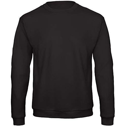 B&C Unisex ID.202 50/50 Sweatshirt (4XL) (Schwarz) von B&C