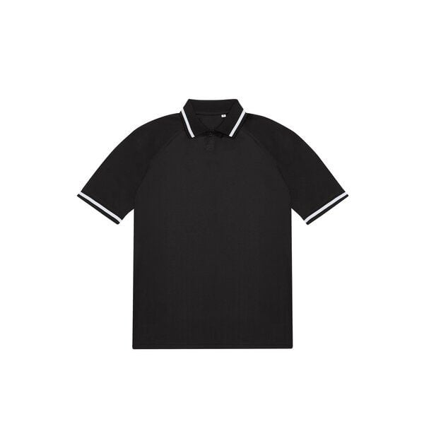 B&C Unisex Polo Shirt Sportshirt Atmungsaktiv zweifarbig modern von B&C
